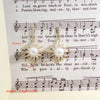 1 Pair Sweet Sun Flower Plating Inlay Copper Zircon K Gold Plated Drop Earrings Ear Studs