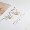 1 Pair Sweet Sun Flower Plating Inlay Copper Zircon K Gold Plated Drop Earrings Ear Studs