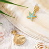 1 Pair Vacation Beach Shell Zinc Alloy Drop Earrings