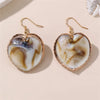 1 Pair Vacation Beach Simple Style Scallop Starfish Conch Alloy Plastic Drop Earrings
