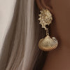 1 Pair Vacation Beach Starfish Conch Shell Alloy Silica Gel Drop Earrings