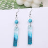 1 Pair Vacation Letter Arylic Drop Earrings