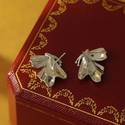 1 Pair Vacation Marine Style Butterfly Plating Copper 18K Gold Plated White Gold Plated Ear Studs