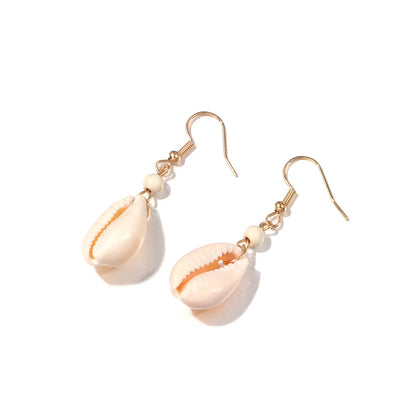 1 Pair Vacation Shell Shell Drop Earrings