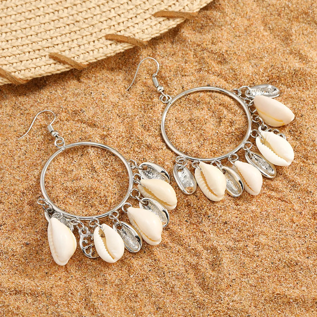 1 Pair Vacation Shell Shell Drop Earrings