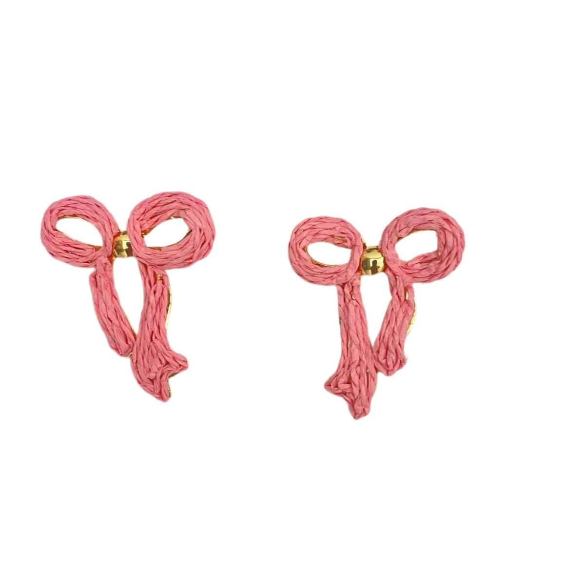 1 Pair Vacation Sweet Bow Knot Alloy Ear Studs