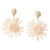 1 Pair Vacation Sweet Flower Polyester Drop Earrings