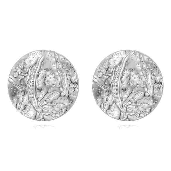 1 Pair Vintage Style Exaggerated Asymmetrical Quadrilateral Flower Plating Inlay 304 Stainless Steel Artificial Pearls 18K Gold Plated Ear Studs