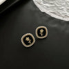 1 Pair Vintage Style Flower Alloy Ear Studs
