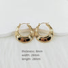 1 Pair Vintage Style Simple Style Classic Style U Shape Geometric Asymmetrical Irregular 304 Stainless Steel Gold Plated Earrings Ear Studs