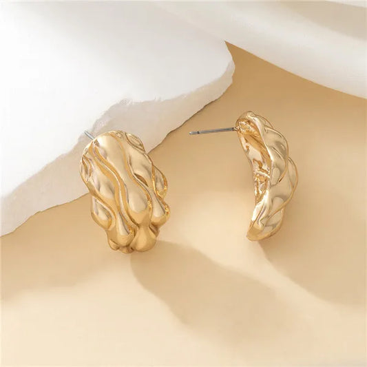 1 Pair Vintage Style Simple Style Geometric Alloy Ear Studs