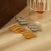 1 Pair Vintage Style Simple Style Wings Polishing Plating 304 Stainless Steel 18K Gold Plated Ear Studs