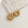 1 Pair Vintage Style U Shape Plating 304 Stainless Steel None 18K Gold Plated Ear Studs