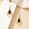 1 Pair Vintage Style Water Droplets Plating Alloy Drop Earrings