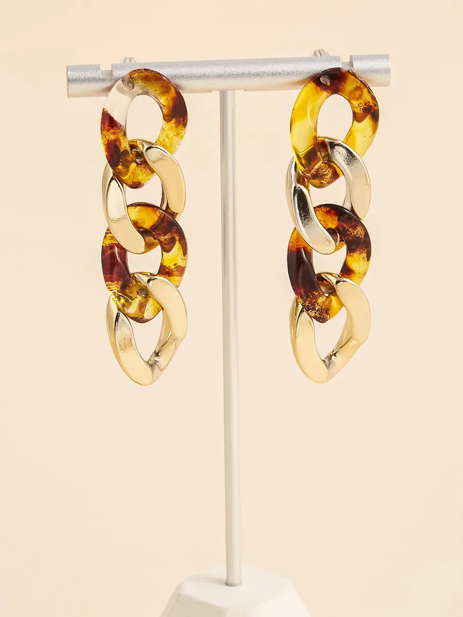 1 Pair Y2K Cool Style Geometric Arylic Drop Earrings