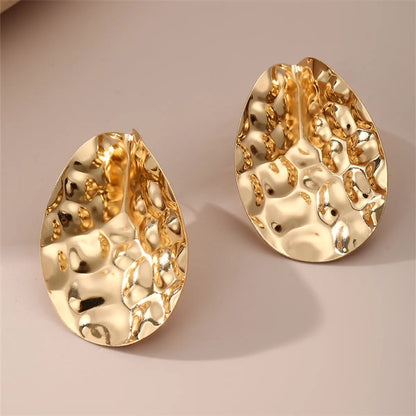 1 Pair Y2K Exaggerated Beach Floral Alloy Ear Studs