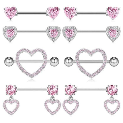 1 Piece 1 Set 1 Pair Belly Rings Simple Style Solid Color 304 Stainless Steel Inlay Rhinestones Belly Rings