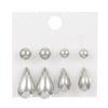 1 Piece 1 Set 1 Pair Classic Style C Shape Geometric Water Droplets Plating CCB Drop Earrings Ear Cuffs Ear Studs