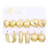 1 Piece 1 Set 1 Pair Classic Style C Shape Geometric Water Droplets Plating CCB Drop Earrings Ear Cuffs Ear Studs