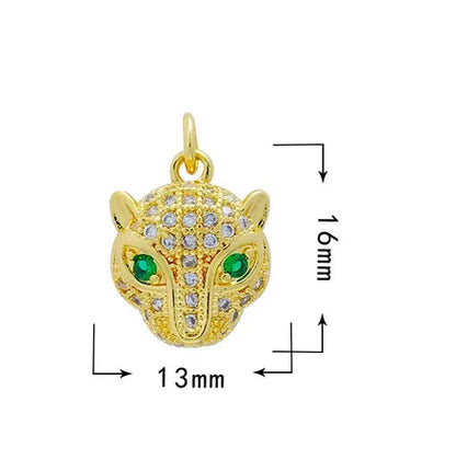 1 Piece 10*12.5mm 13*16mm Copper Zircon Cross Doll Snowflake Pendant