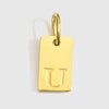 1 Piece 10*6mm 304 Stainless Steel 14K Gold Plated Letter Pendant