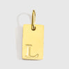 1 Piece 10*6mm 304 Stainless Steel 14K Gold Plated Letter Pendant