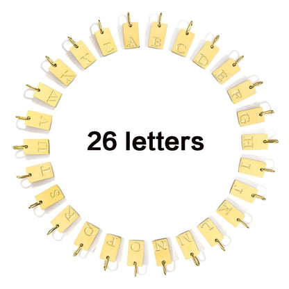 1 Piece 10*6mm 304 Stainless Steel 14K Gold Plated Letter Pendant