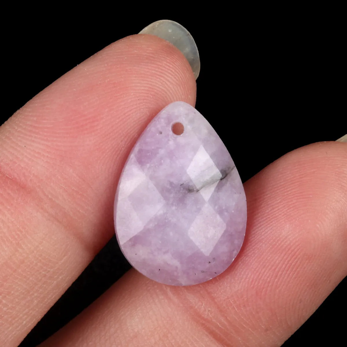 1 Piece 13*18mm Natural Stone Crystal Water Droplets Pendant