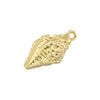 1 Piece 14 * 15mm 8.5*18mm 9 * 11mm Hole 1~1.9mm Copper Zircon 18K Gold Plated Scallop Starfish Conch Pendant