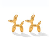 1 Piece 14*16MM 25 * 30mm Titanium Steel Dog Pendant