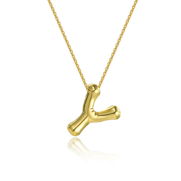 1 Piece 17 * 20mm Copper Letter Polished Pendant