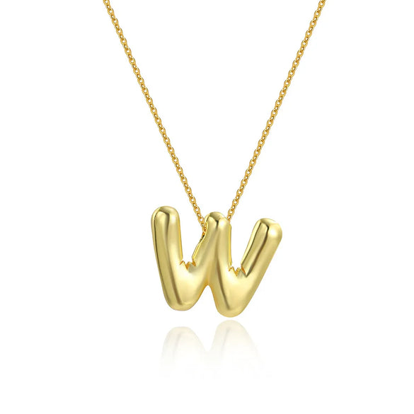 1 Piece 17 * 20mm Copper Letter Polished Pendant