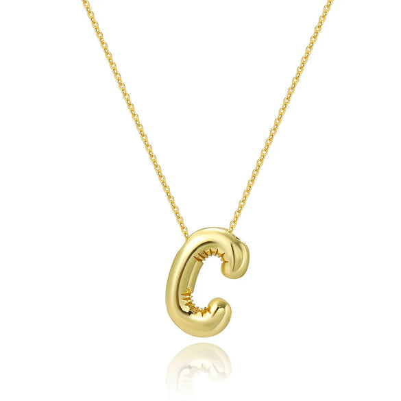 1 Piece 17 * 20mm Copper Letter Polished Pendant