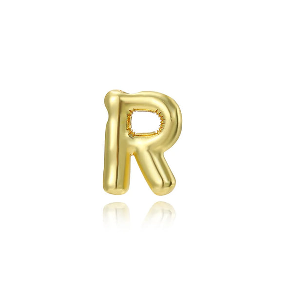 1 Piece 17 * 20mm Copper Letter Polished Pendant