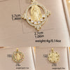 1 Piece 19*27mm 20*26mm 27*37mm Copper Zircon Human Pendant Chain