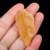 1 Piece 20-25*47mm Crystal Agate Leaves Pendant