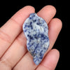 1 Piece 20-25*47mm Crystal Agate Leaves Pendant