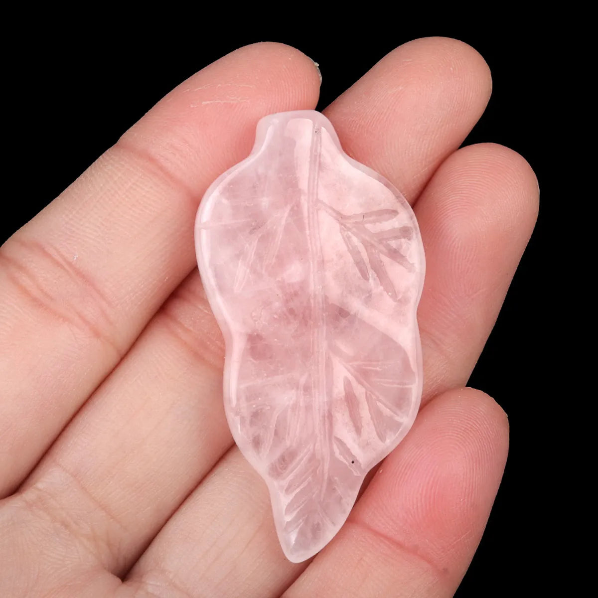 1 Piece 20-25*47mm Crystal Agate Leaves Pendant