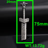 1 Piece 20*75mm 304 Stainless Steel Geometric Pendant Chain