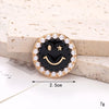 1 Piece 24 * 34mm 25*25mm Alloy Rhinestones Pearl Smile Face Flower Perfume Bottle Pendant
