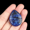 1 Piece 25 * 33mm Natural Stone Crystal Agate Water Droplets Pendant