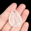 1 Piece 25 * 33mm Natural Stone Crystal Agate Water Droplets Pendant