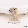 1 Piece 25*35mm 30*35mm 40*35mm Zinc Alloy Rhinestones Scissors Animal Car Polished DIY Accessories