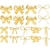 1 Piece 28*20mm 28*42mm 33*29mm 304 Stainless Steel 18K Gold Plated Bow Knot Polished Pendant
