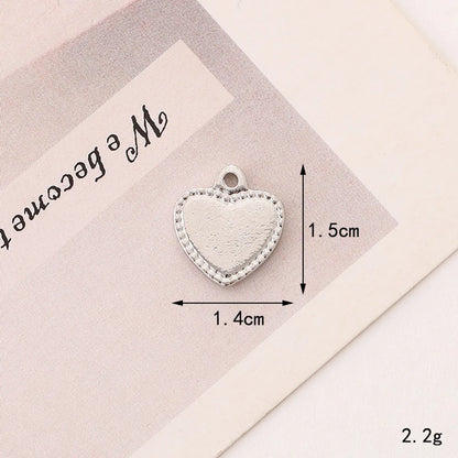 1 Piece 2.1cm 2.5cm Zinc Alloy Flower Butterfly Pendant