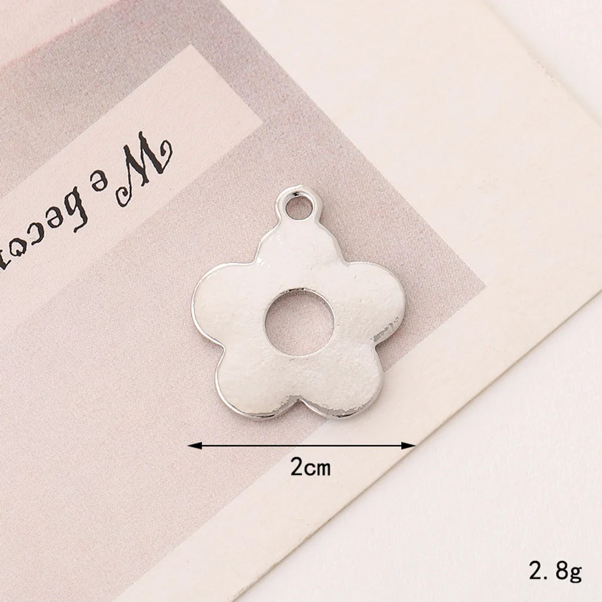 1 Piece 2.1cm 2.5cm Zinc Alloy Flower Butterfly Pendant