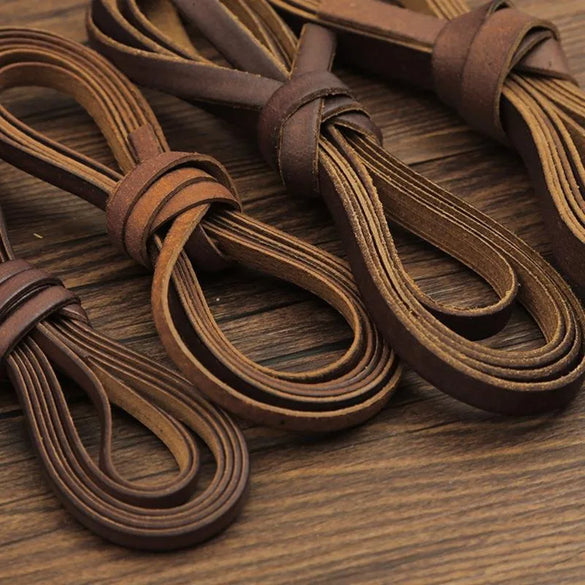1 Piece 2m 4x1.5mm 5x1.5mm Cowhide Jewelry Accessories