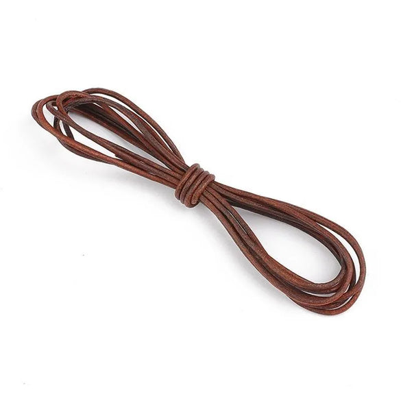 1 Piece 2m 4x1.5mm 5x1.5mm Cowhide Jewelry Accessories