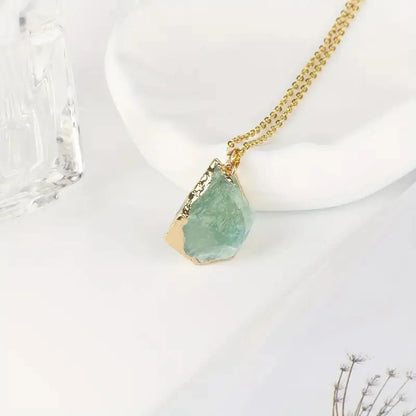 1 Piece 30-50mm Natural Stone Crystal Irregular Pendant