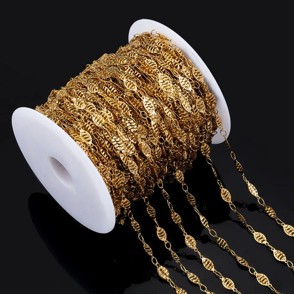 1 Piece 304 Stainless Steel 1M Jewelry Accessories Chain
